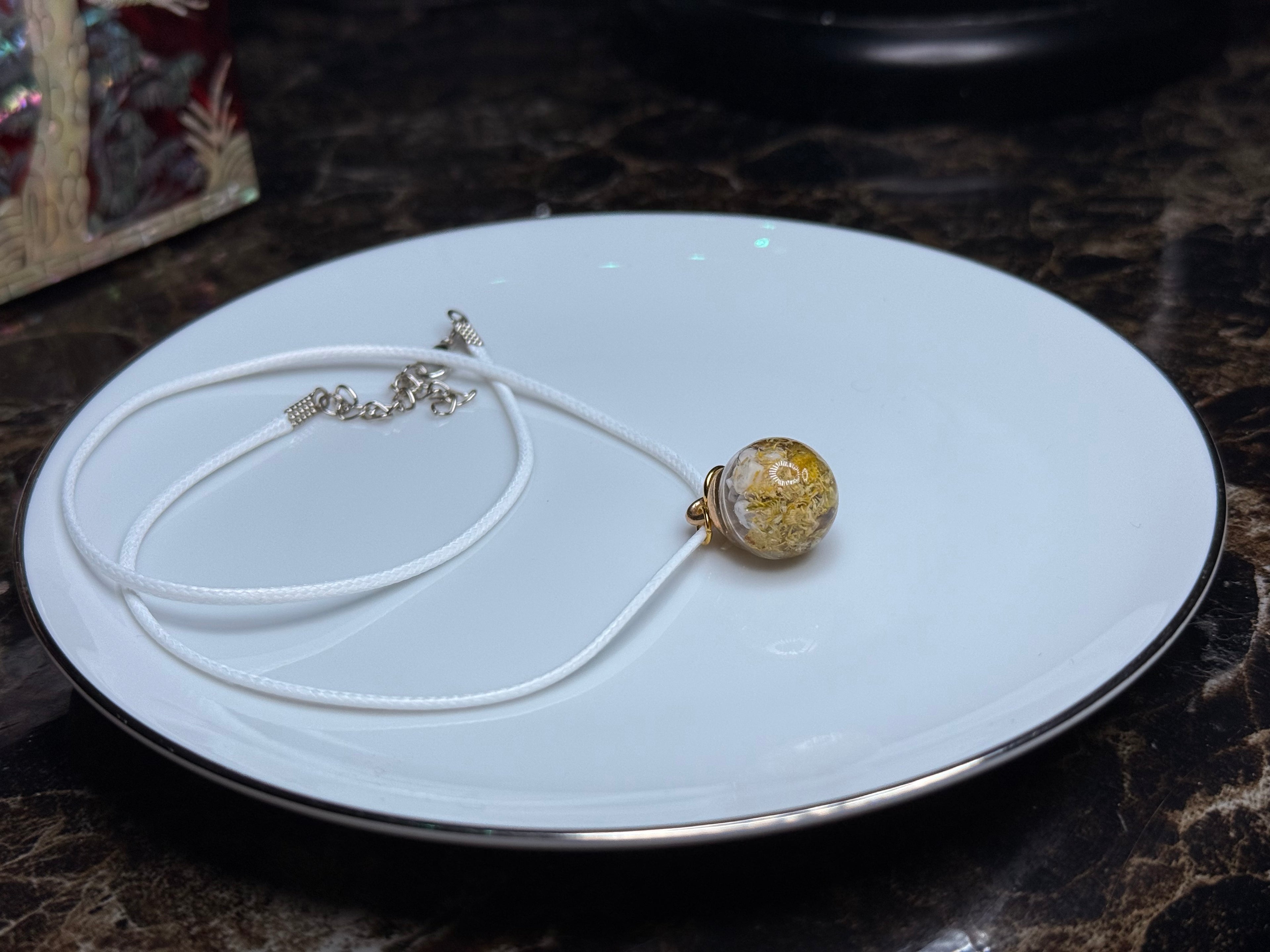 Soothe and Control Anger Talisman Necklace — Handmade Herbal & Crystal Ingredients