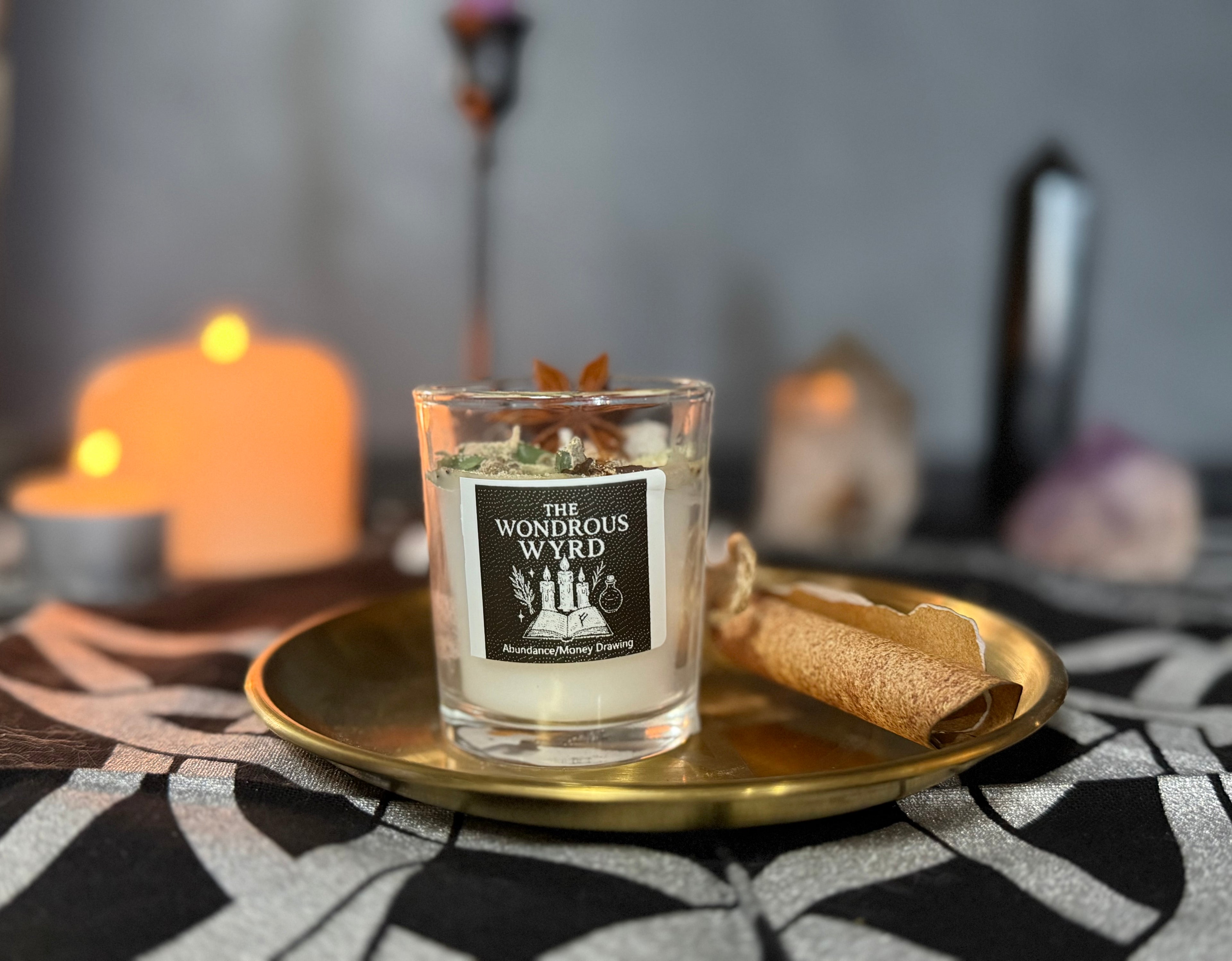 Spell Candle - Abundance/Money Drawing